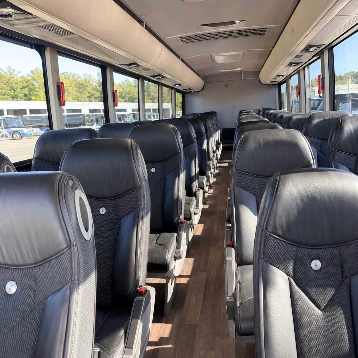 lakewood charter bus interior