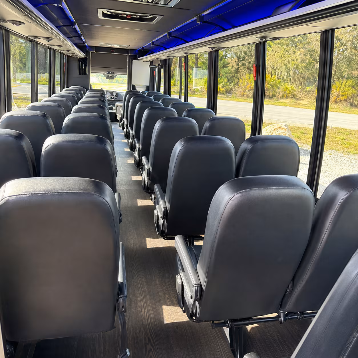 lakewood wedding transportation onboard seating