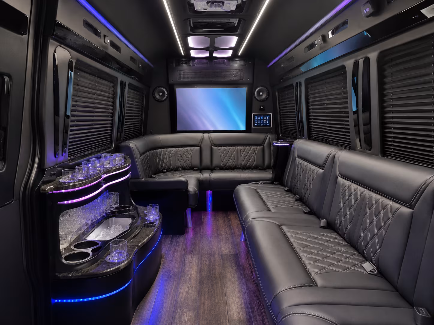 with one search compare every bus type available for lakewood prom night